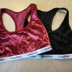 Calvin Klein velvet top